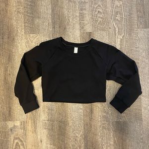 AMERICAN APPAREL Black Crop Top